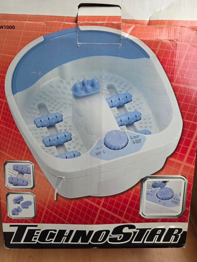 Technostar Voetenbad met massage en verwarming - Nieuw!, Ophalen of Verzenden, Nieuw, Hand- en Voetverzorging