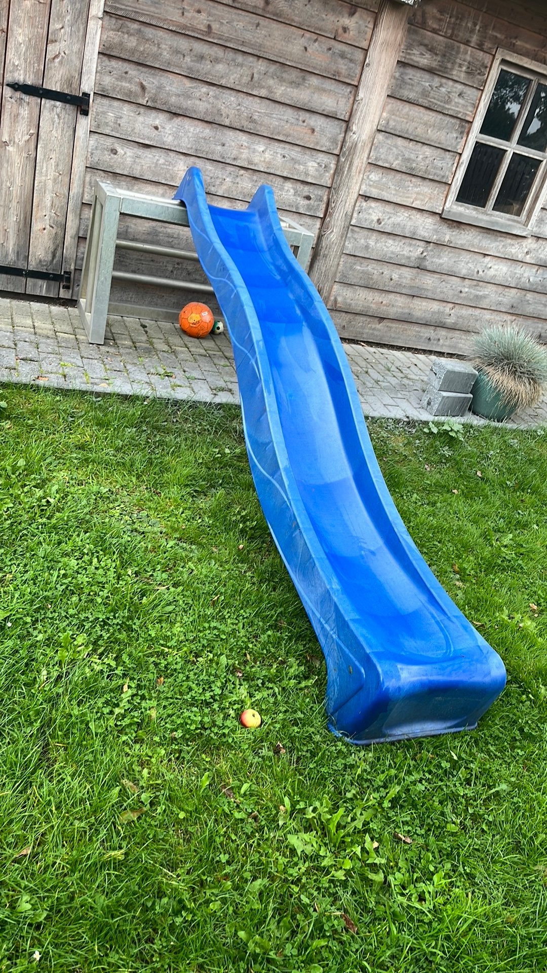 Blauwe glijbaan, Ophalen, Zo goed als nieuw, Glijbaan
