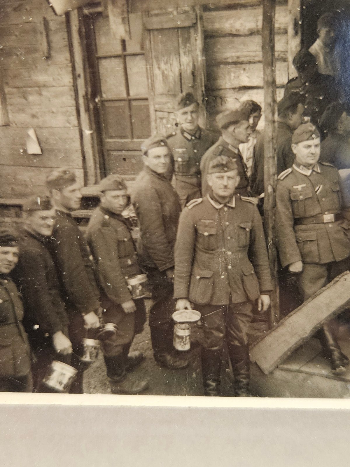 Zeldzame foto Waffen SS Rusland 1942, 9x6cm, Ophalen of Verzenden, ?, ?, ?