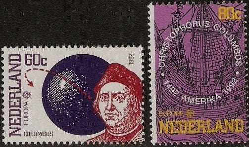 Nederland 1527-1528 serie Europa, Columbus., Verzenden, Postfris