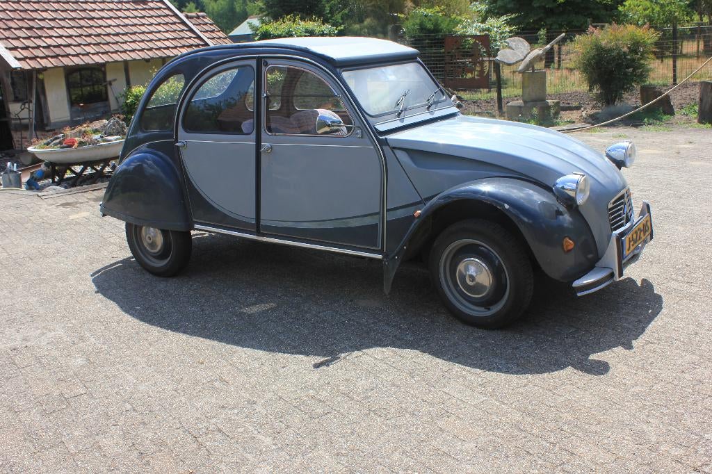 2cv6 1985 Grijs, Auto's, Voorwielaandrijving, 602 cc, 2CV, 4 stoelen