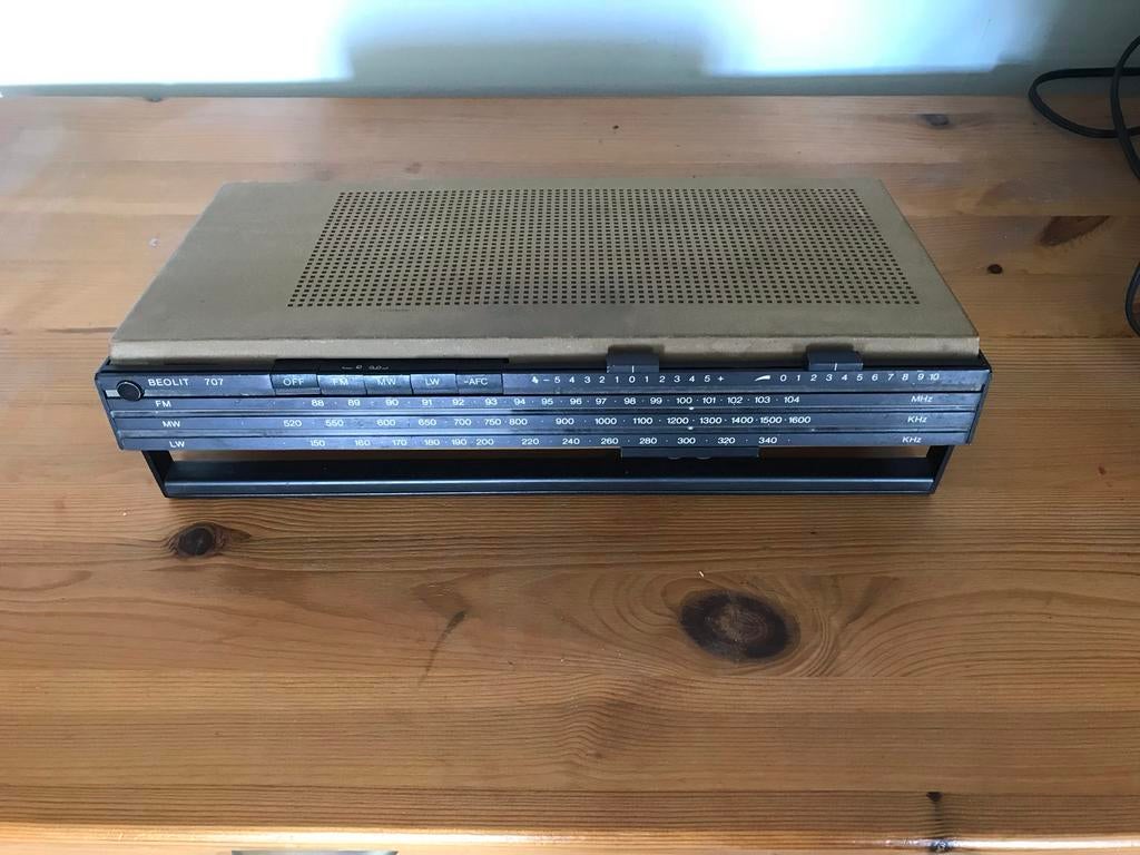 Bang & Olufsen Beolit 707 Vintage Radio, Ophalen of Verzenden, Gebruikt, Transistorradio