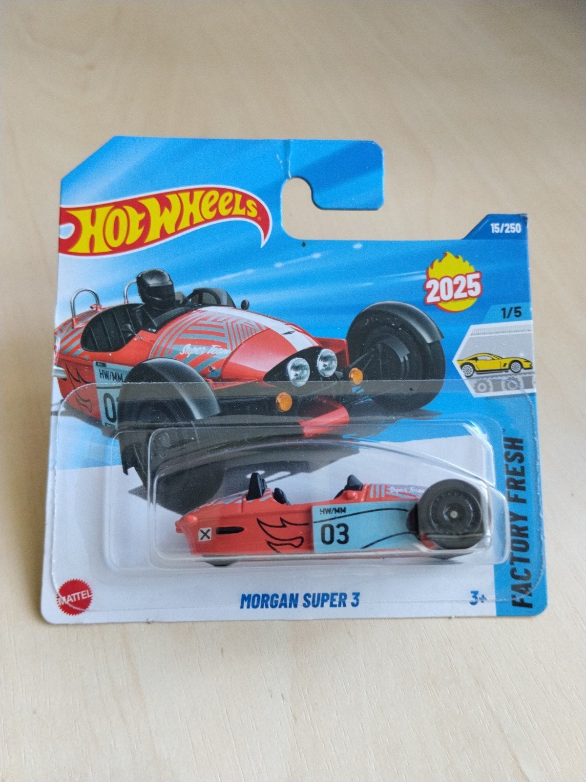 Hotwheels Morgan super 3 hot wheels, Ophalen of Verzenden, Nieuw, Auto