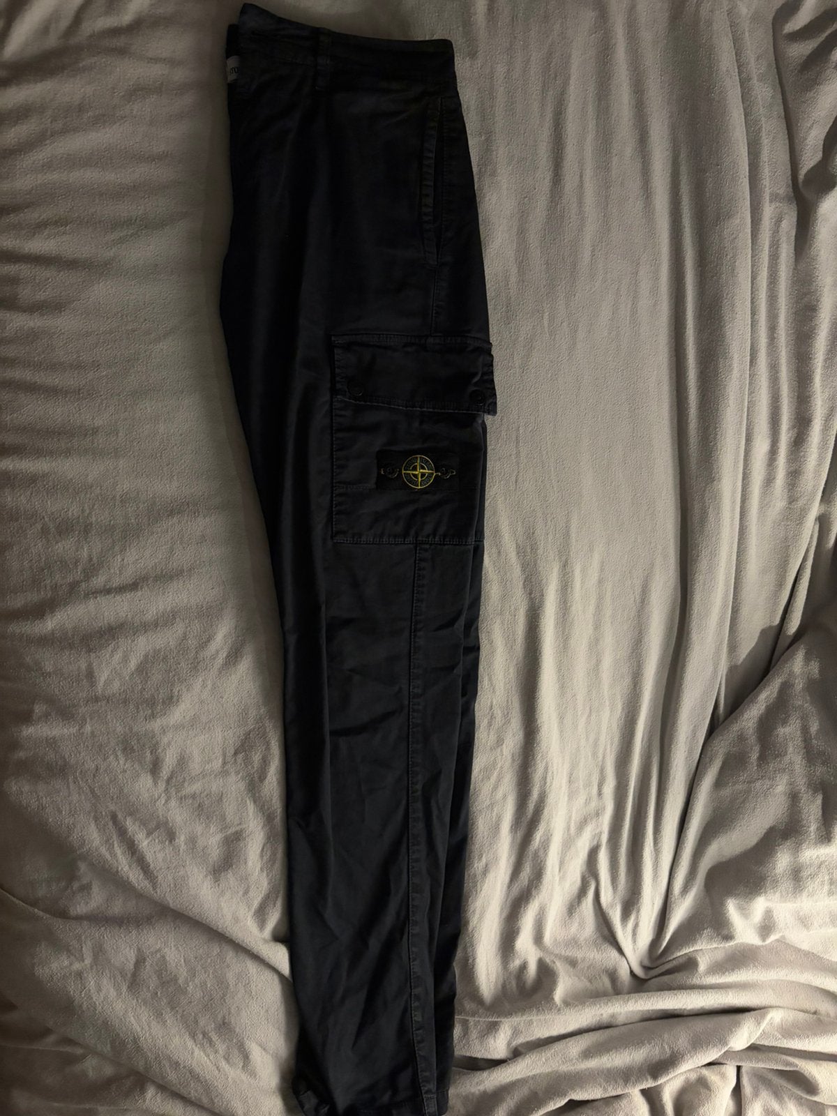 Stone Island Cargo Broek – Navy Blue, Verzenden, Zo goed als nieuw, Maat 48/50 (M), Blauw
