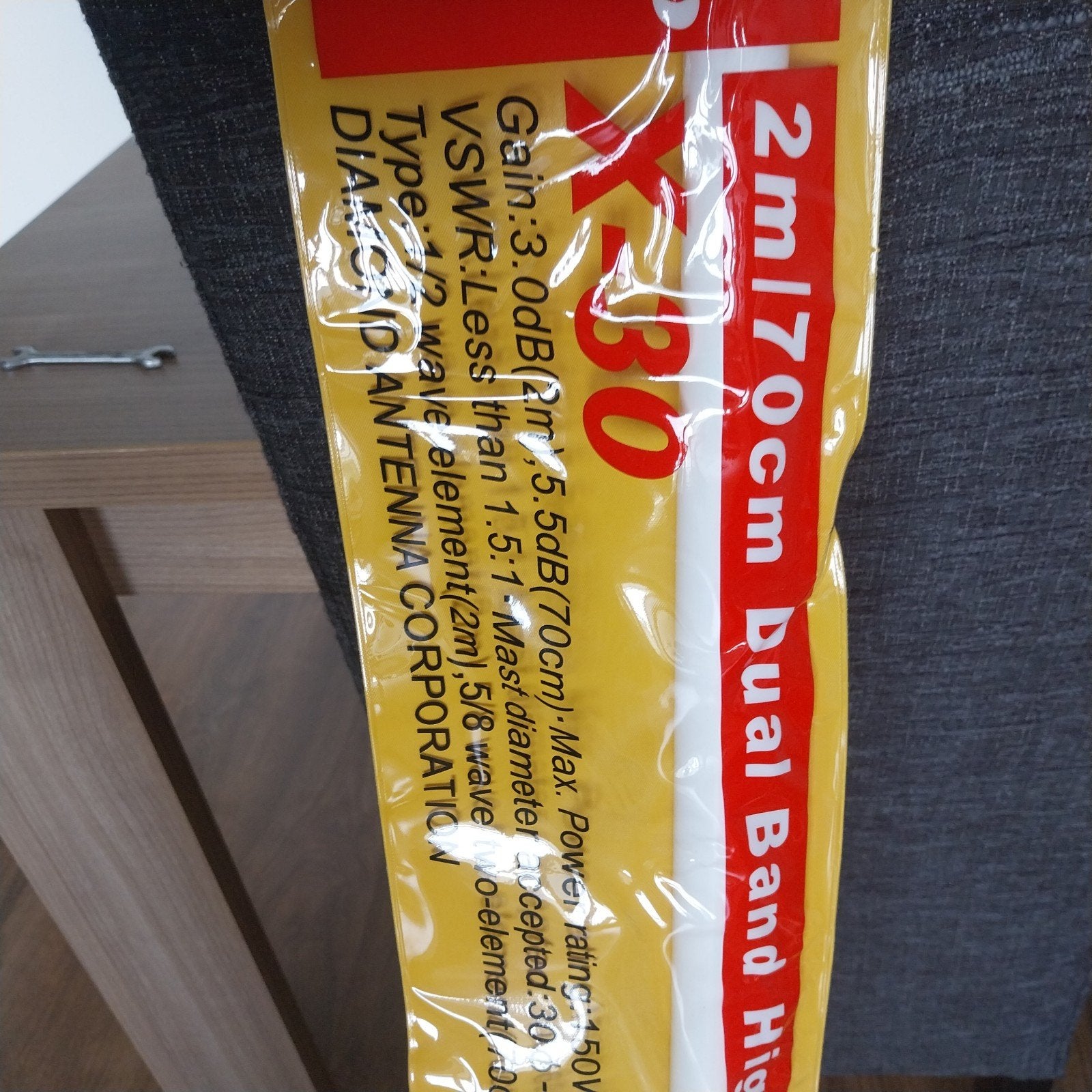 Diamond X30 Dual Band Antenne 2m/70cm, Ophalen, Zo goed als nieuw, Antenne