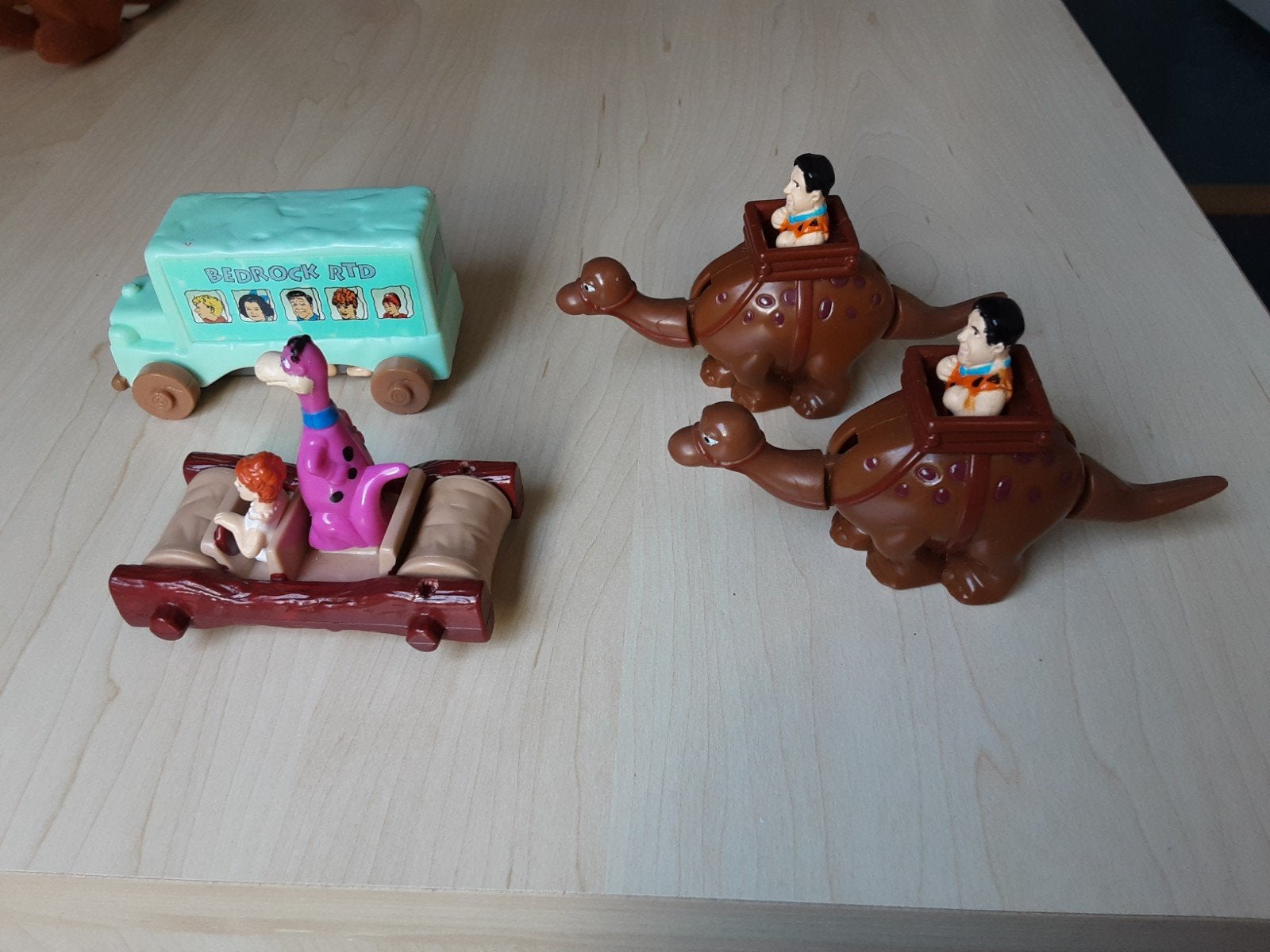 Mac Donald's The Flinstones Happy Meal figuurtjes, Ophalen of Verzenden, Gebruikt