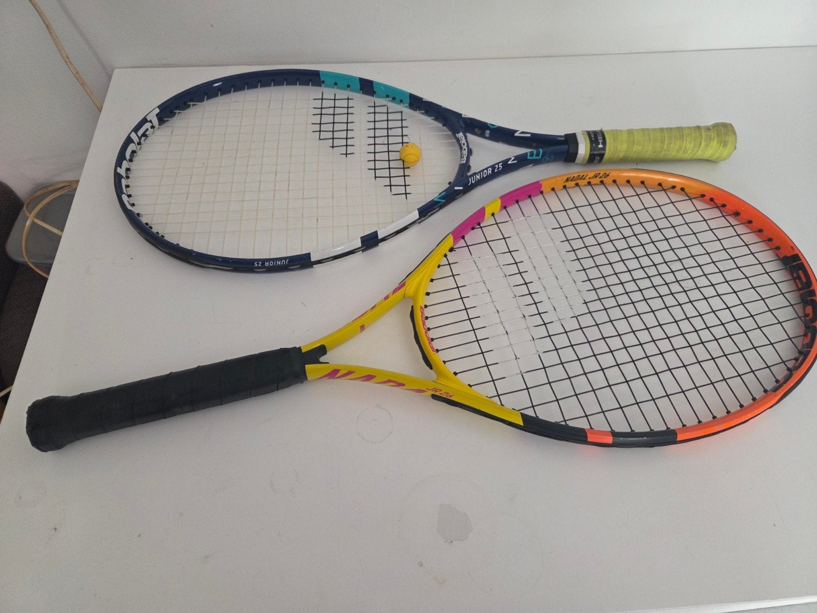 Babolat en Nadal Junior tennisrackets - Set van 2, Ophalen of Verzenden, Gebruikt, Racket, Babolat