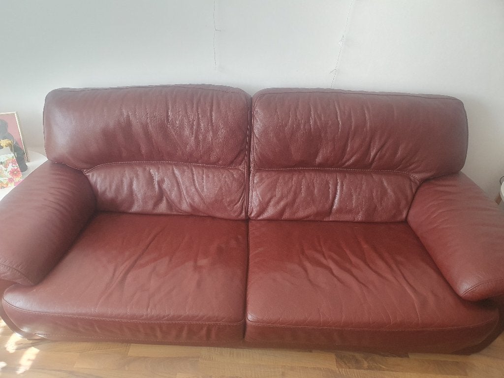 Bankstel, Huis en Inrichting, Banken | Bankstellen, Ophalen, Gebruikt, Minder dan 75 cm, Tweepersoons
