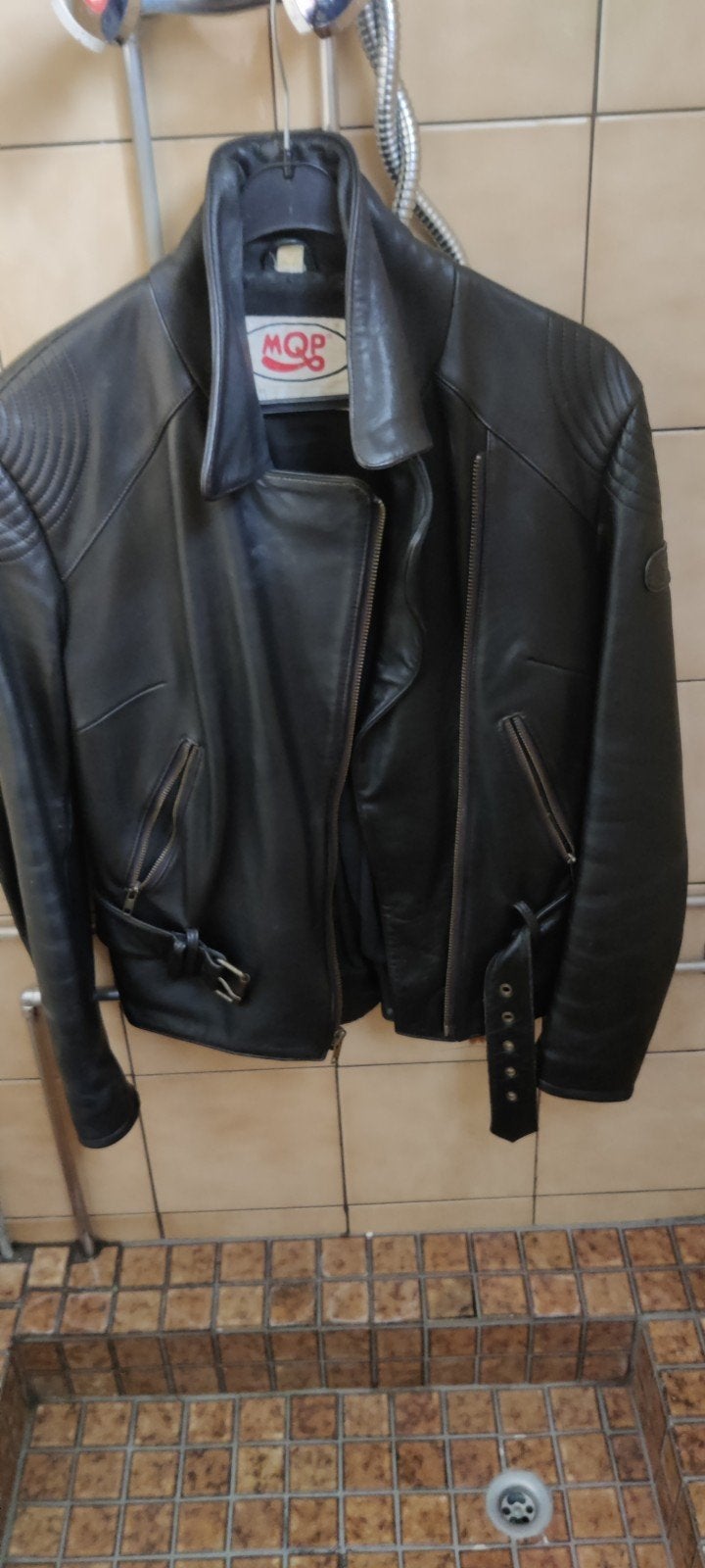 Dames motor jas  maat 36  38  merk mqp, MQP, Jas | leer, Ophalen of Verzenden, Dames