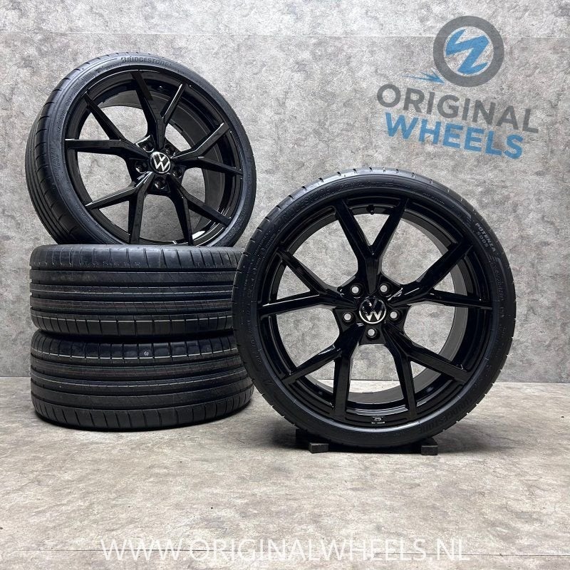 19 inch originele Estoril GTI velgen + zomerbanden VW Golf 8, Auto-onderdelen, Banden en Velgen, 19 inch, -, -, Banden en Velgen