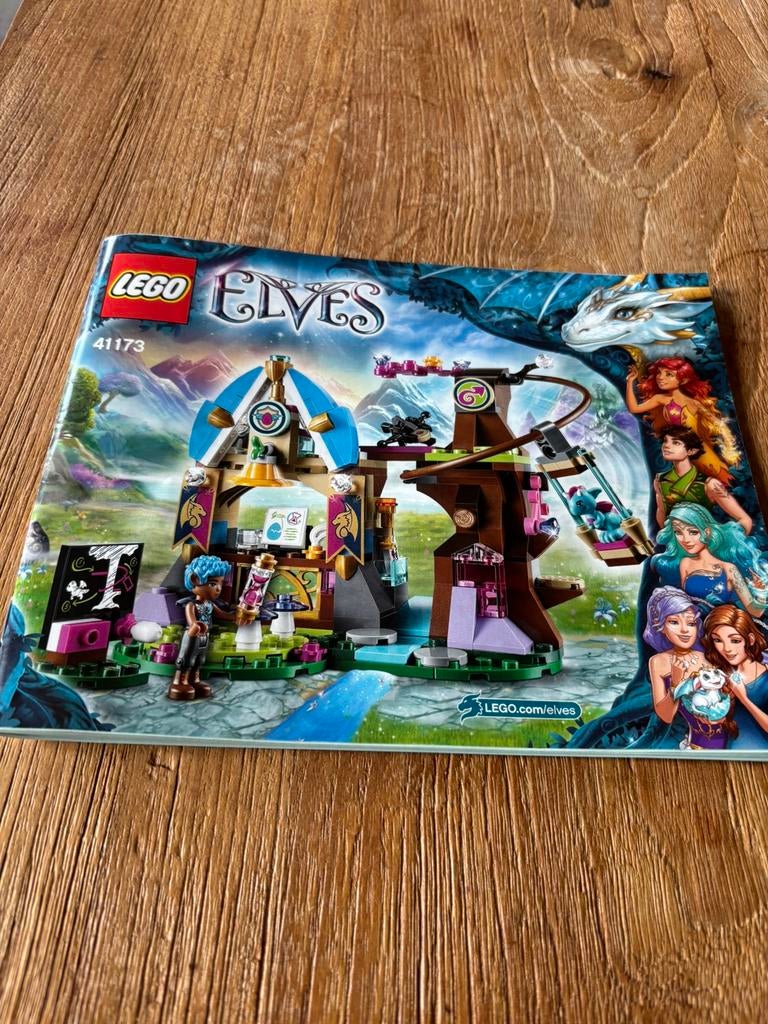 Lego elves 41173 Elvendale draken school, Ophalen of Verzenden, Zo goed als nieuw, Complete set, Lego