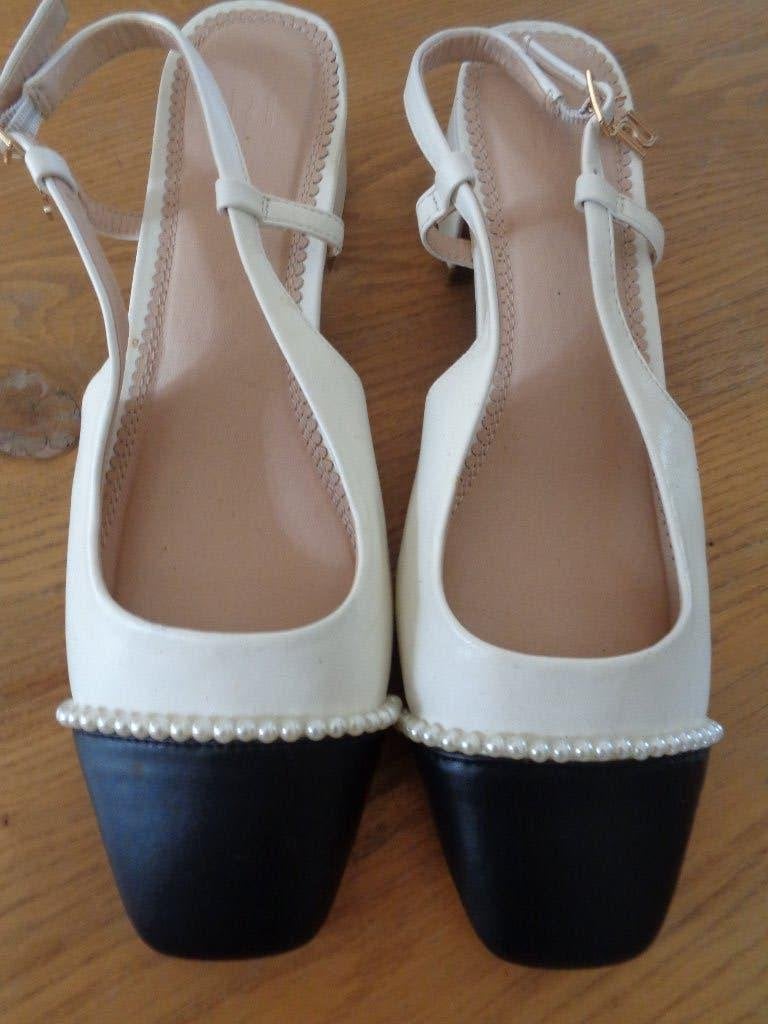 PENELOPE leren pumps:mt 39(6), Pumps, PENELOPE, Wit, Ophalen of Verzenden