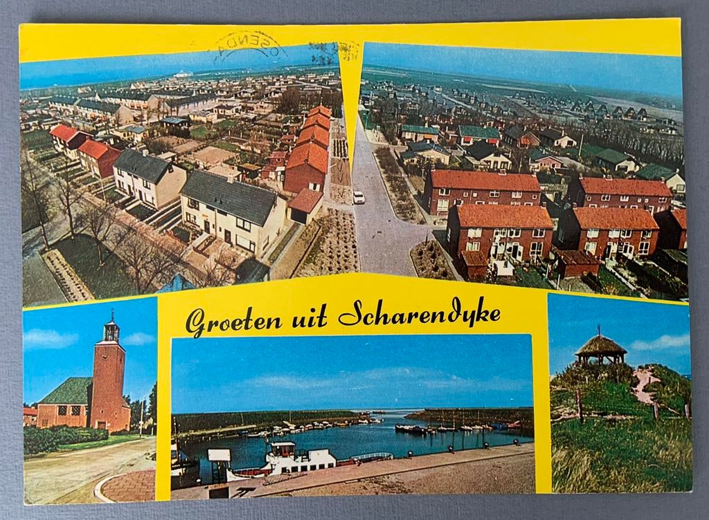 Groeten uit Scharendijke, Verzenden, Gelopen, Zeeland