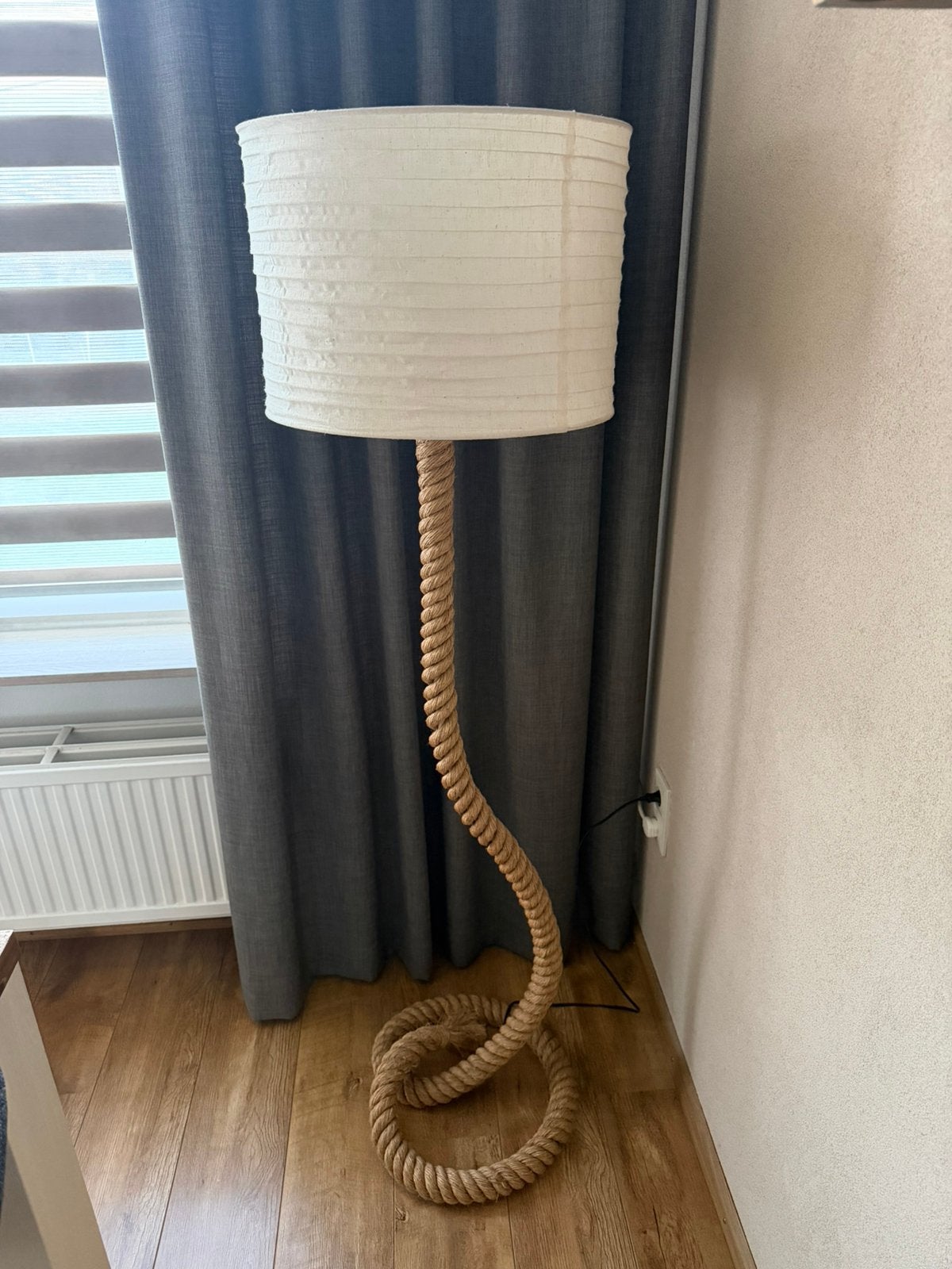 Touwlamp 160cm, Ophalen, Zo goed als nieuw, 150 tot 200 cm