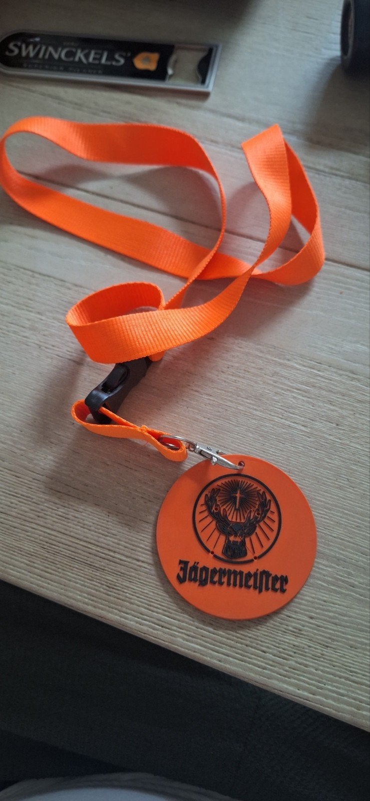 Jagermeister keykoord (20826), Verzamelen, Merken en Reclamevoorwerpen, Gebruiksvoorwerp, ., Ophalen of Verzenden, Zo goed als nieuw