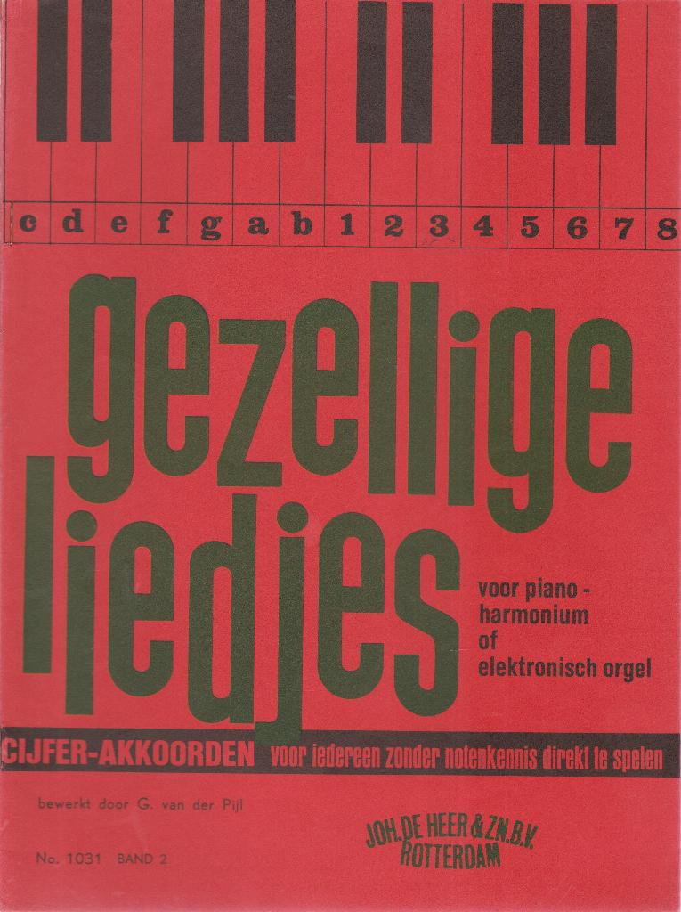 HENK GELUK - GEZELLIGE LIEDJES - BAND 2, Gebruikt, Ophalen of Verzenden, Artiest of Componist, Piano
