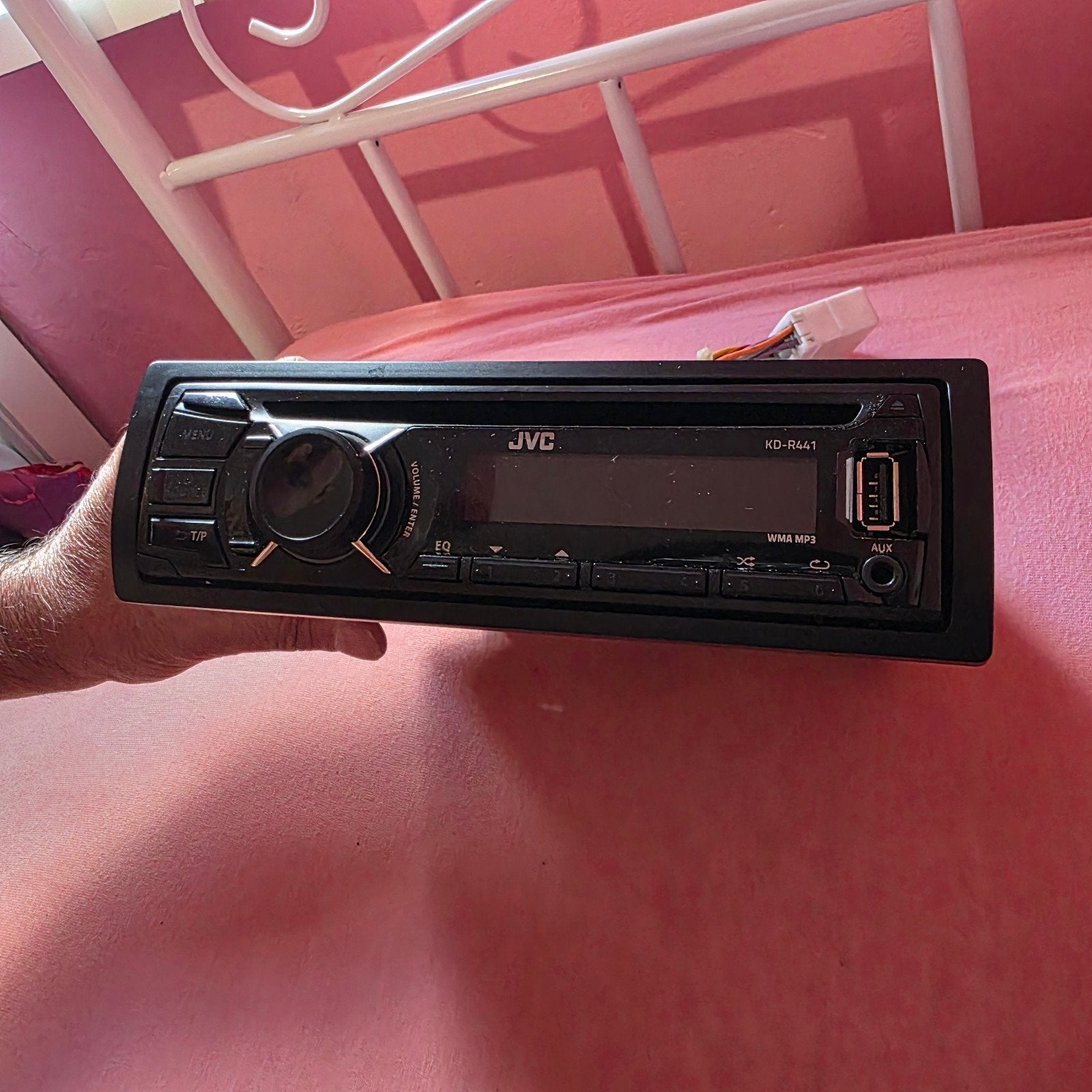 auto speaker/radio van JVC, Ophalen, Zo goed als nieuw
