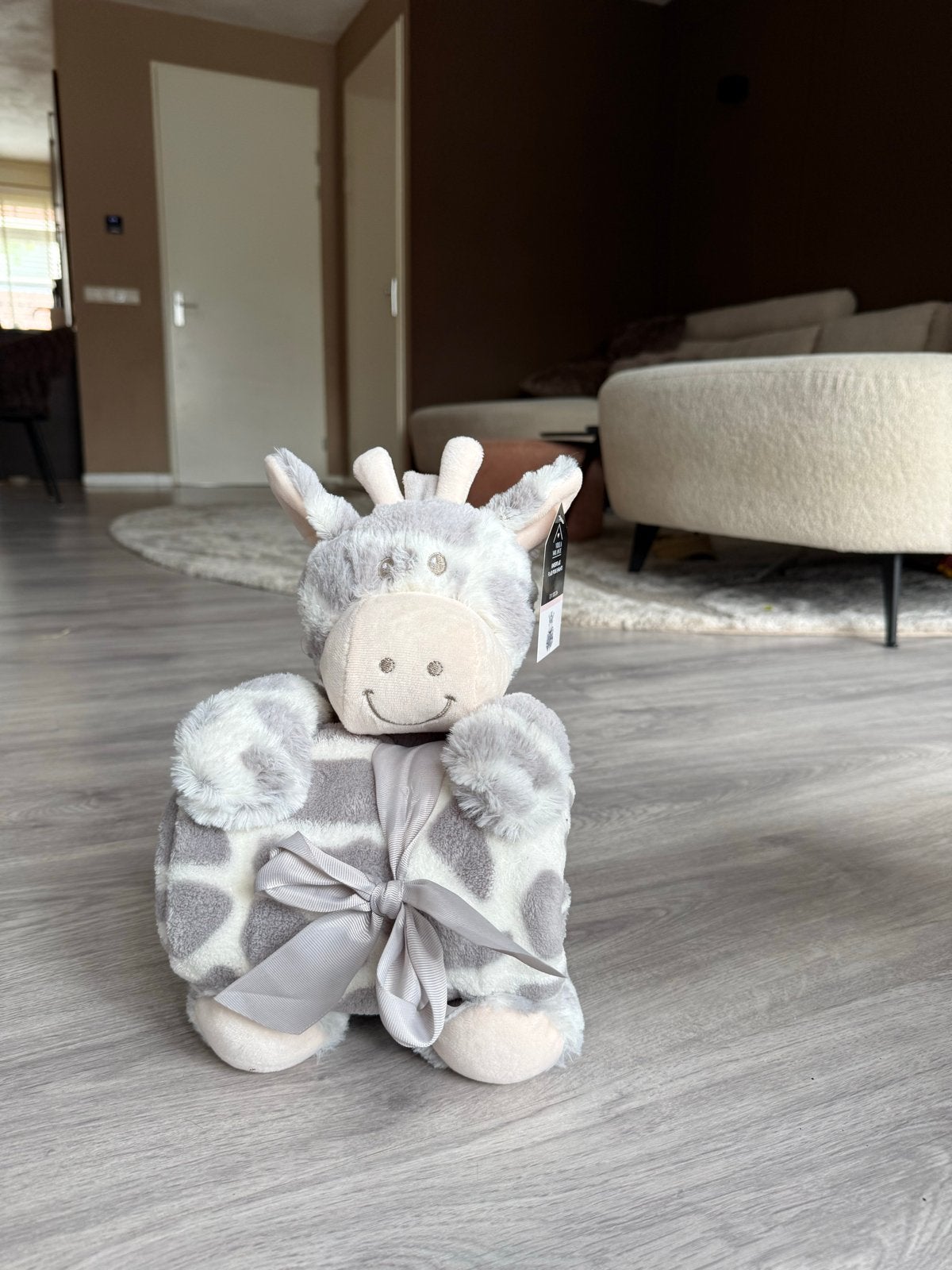 Nieuw Knuffel Giraf met Deken - Villa Happ, Ophalen, Overige merken, Giraf, Grijs