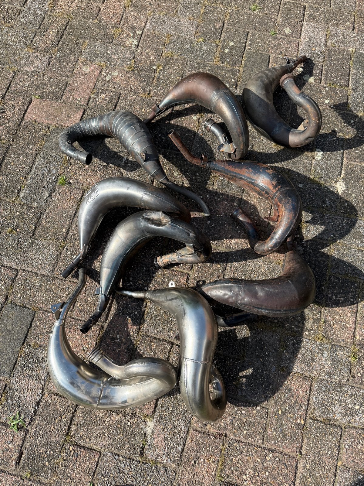 Ktm uitlaten sx 65, sx 85 en divers, Ophalen