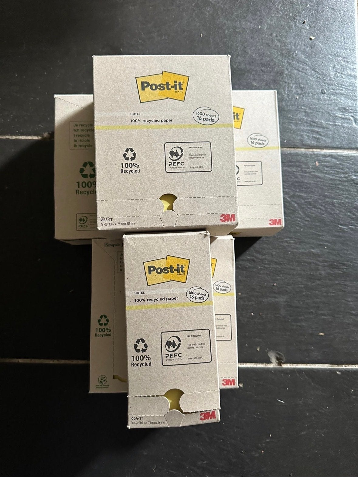 Post-it Notes 100% gerecycled papier, Ophalen of Verzenden