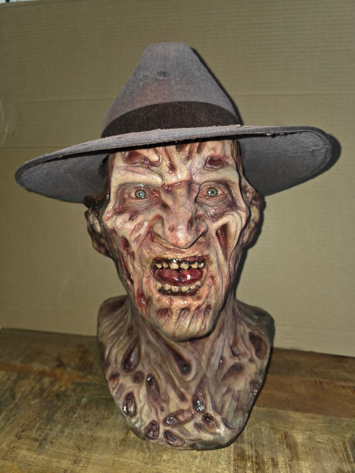 Freddy Krueger bust - Realistisch handgemaakt, Hobby en Vrije tijd, Kostuums, Theaterbenodigdheden en LARP, Nieuw, Ophalen of Verzenden