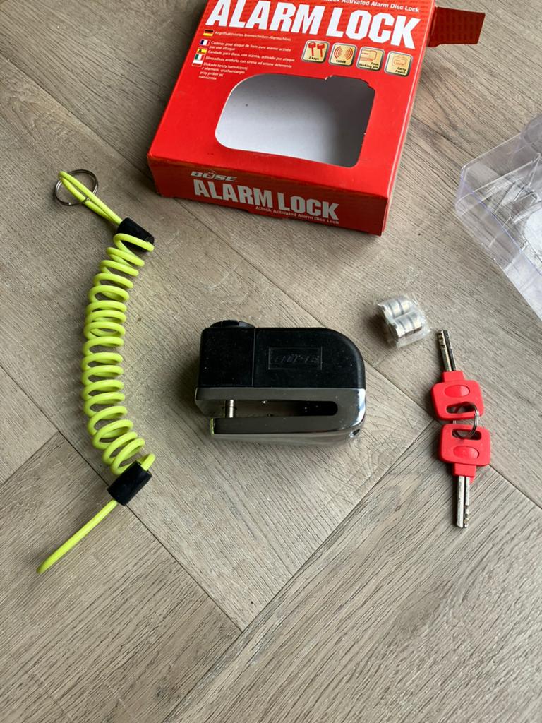 Hagelnieuw Buse discslot, remschijfslot, alarmslot, Ophalen of Verzenden, Nieuw