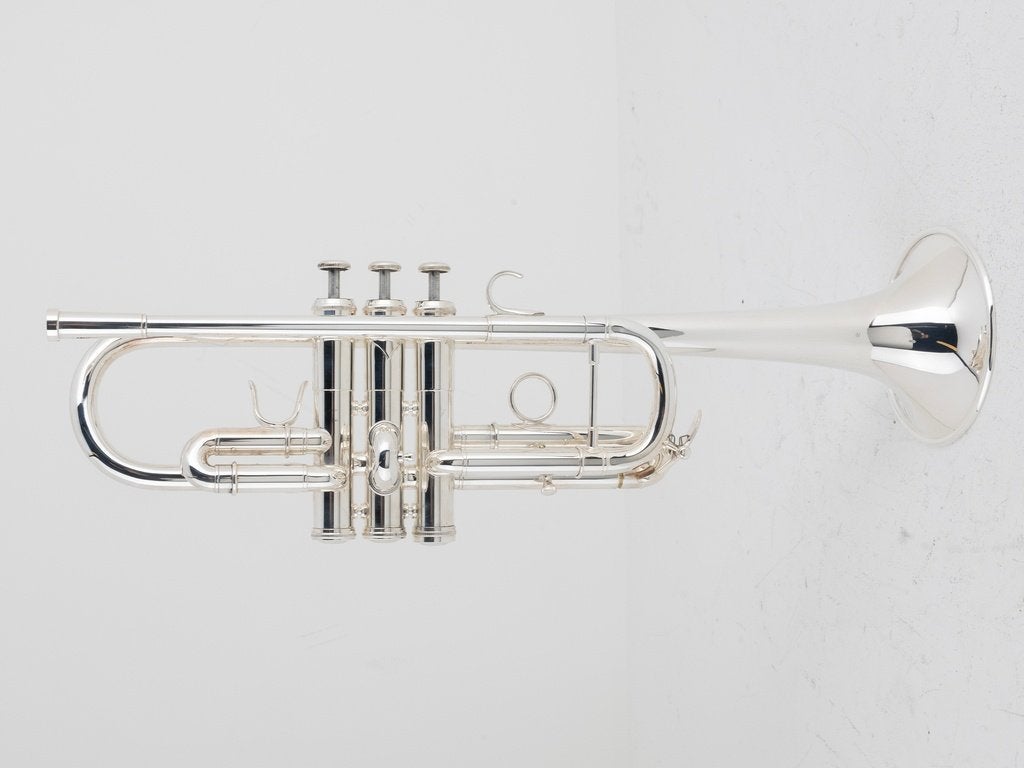 Gebruikte C Trompet Adams C1-XL, Messing 0,50mm, verzilverd, Muziek en Instrumenten, Blaasinstrumenten | Trompetten, Gebruikt