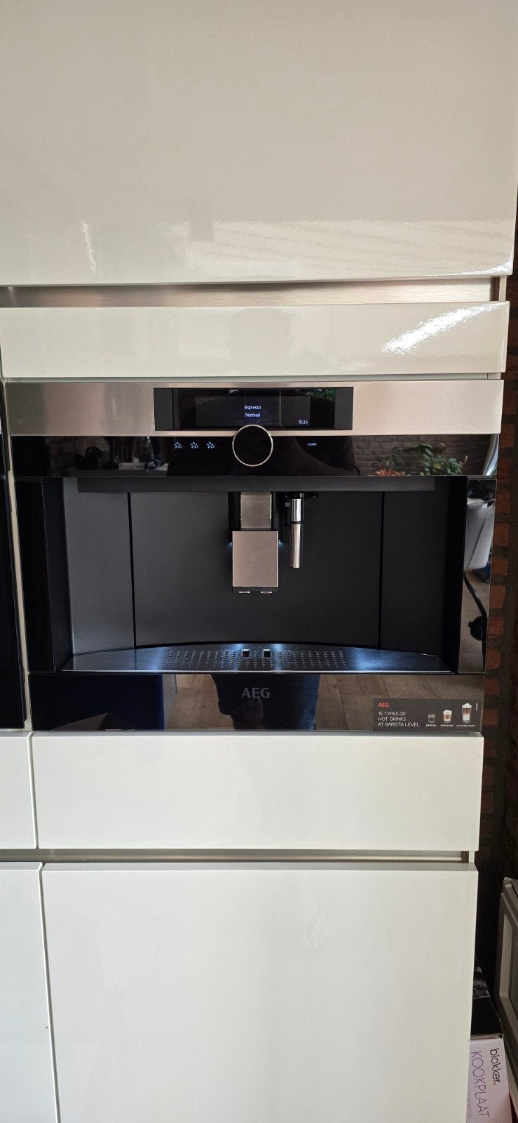 AEG koffieautomaat KKK994500M, Ophalen, 10 kopjes of meer, Koffiemachine, Koffiebonen