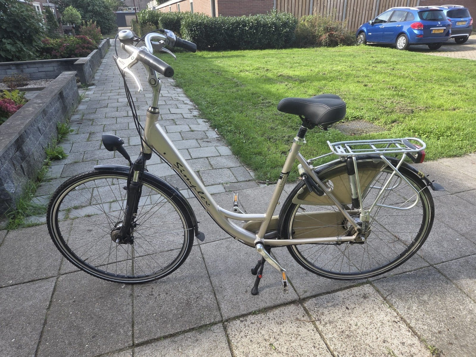 Simplex damesfiets met versnellingen en lage instap, Velgrem, (Extra) lage instap, Ophalen, Overige merken