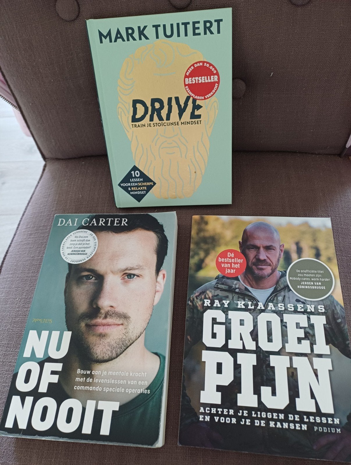 3 toppers Groeipijn - Nu of nooit & Drive., Boeken, Ophalen of Verzenden