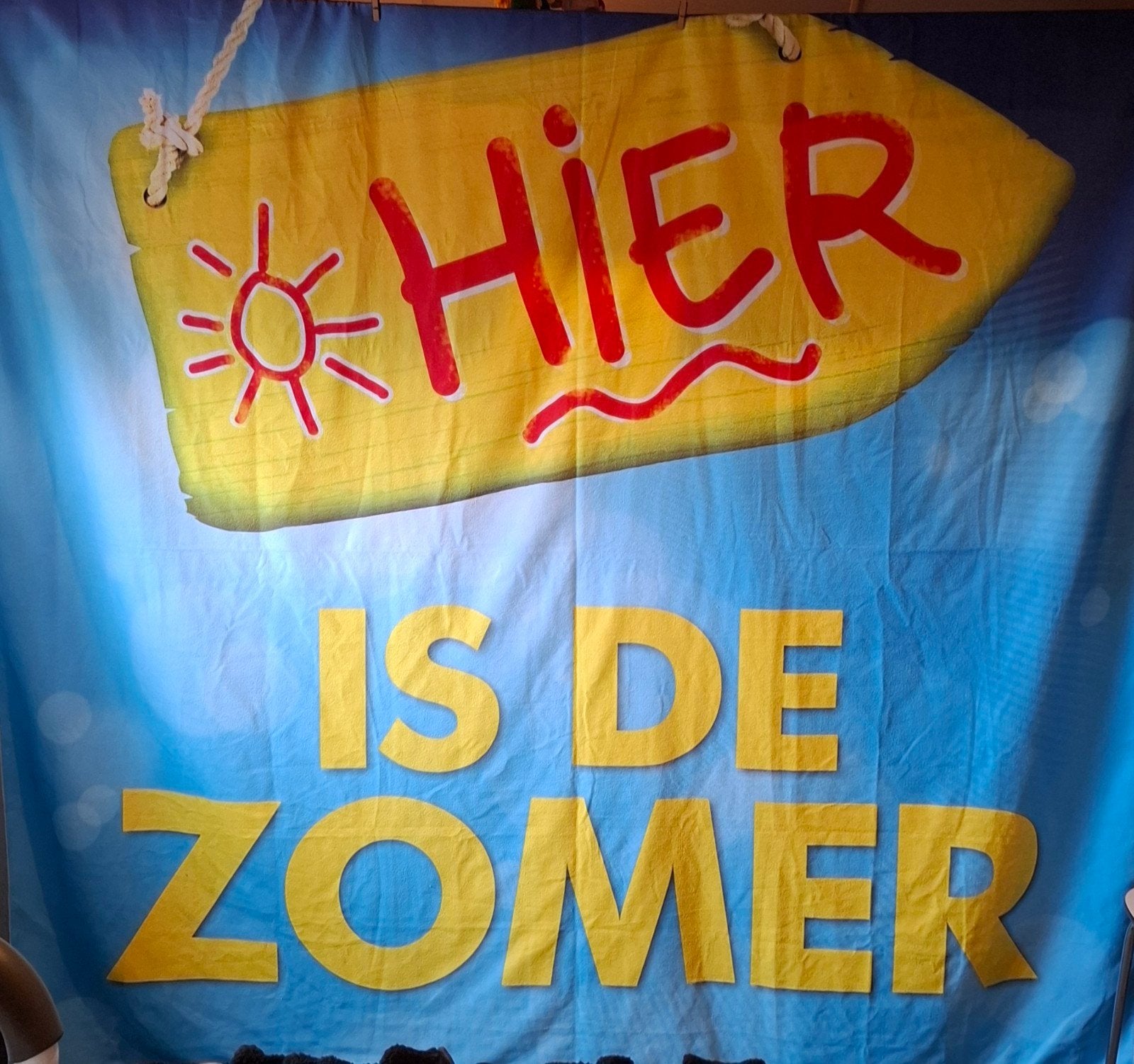 Extra groot badlaken 2.20 m x 2.20 m - Nieuw, Onbekend, Nieuw, Ophalen of Verzenden, Onbekend