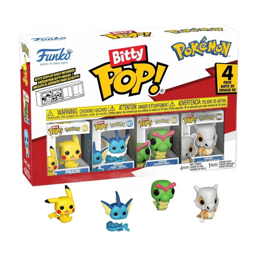 Pokémon Bitty POP! Vinyl Figure 4-Pack Series 1 2 cm, Heo GmbH, Nieuw, Ophalen of Verzenden, Info@heogmbh.de