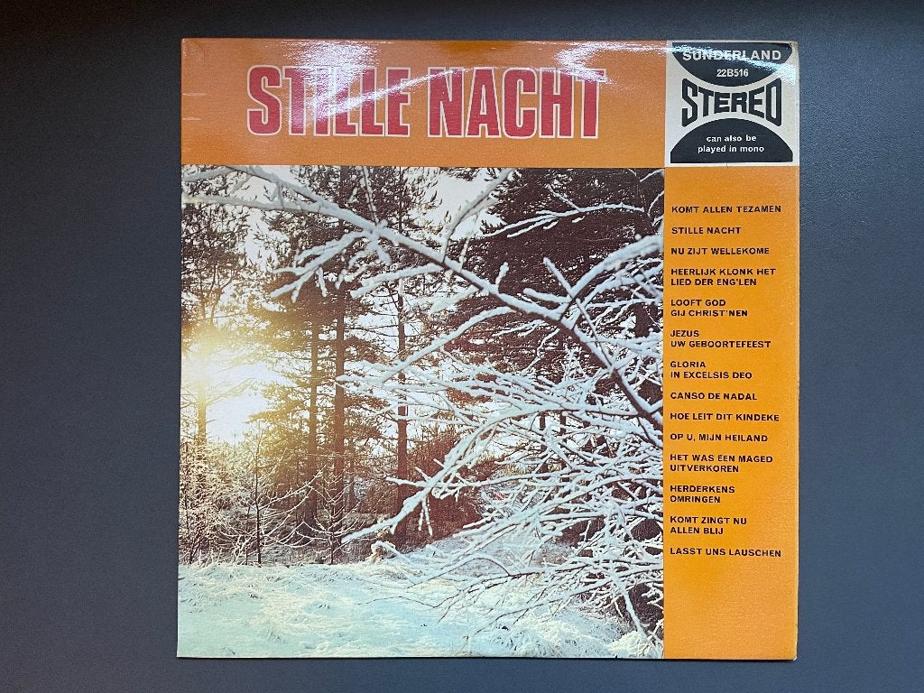 C667 Vinyl LP Kerst Stille Nacht Mannenkoor Sunderland, Ophalen of Verzenden, Gebruikt