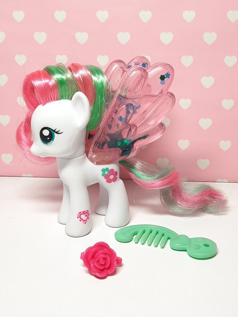 My Little Pony G4 Water Cuties Blossomforth met accessoires, Ophalen of Verzenden, Zo goed als nieuw