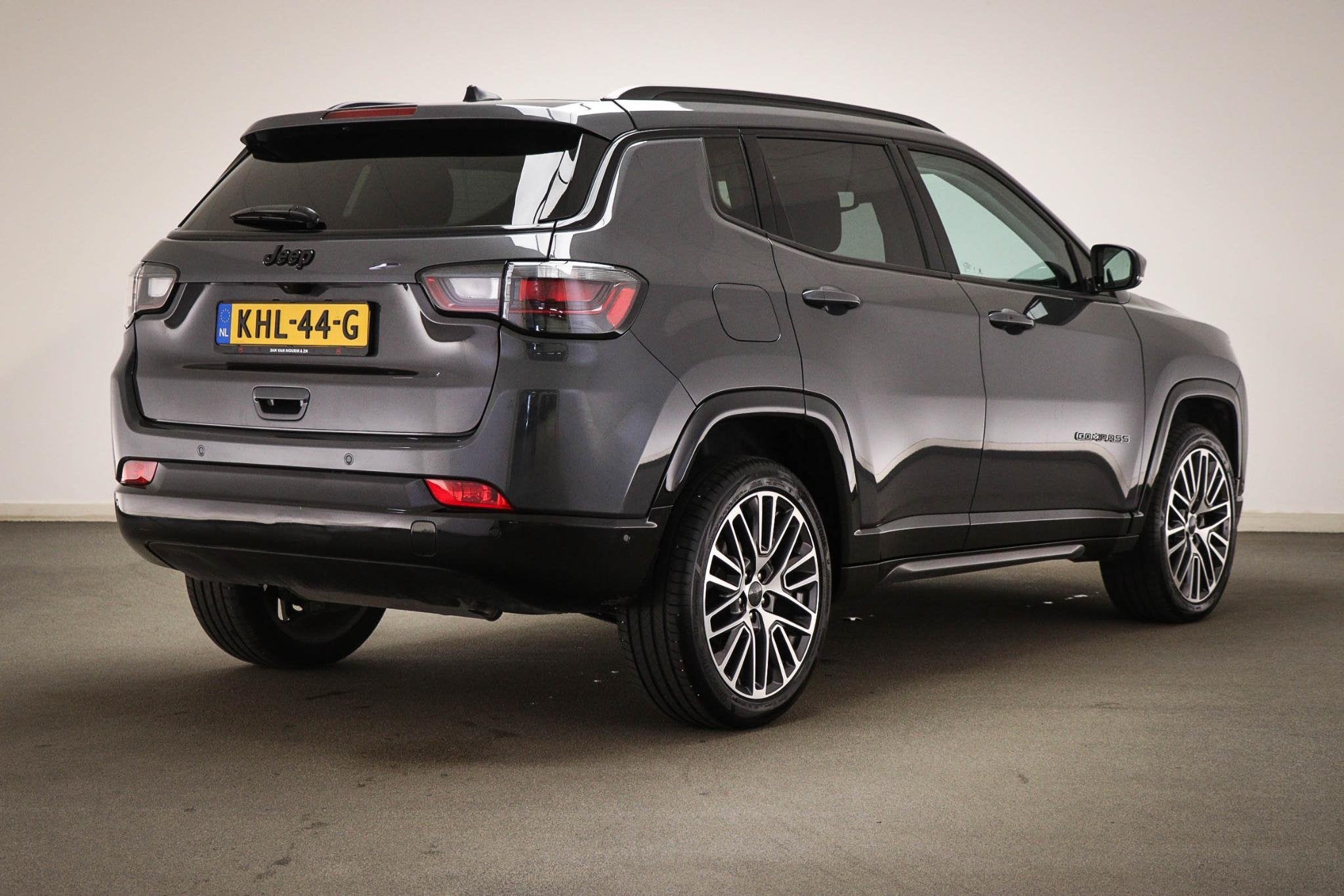 Jeep Compass 1.5T e-Hybrid Summit | LED | STOELVENTILATIE |, Auto's, Start-stop-systeem, Gebruikt, Euro 6, 4 cilinders