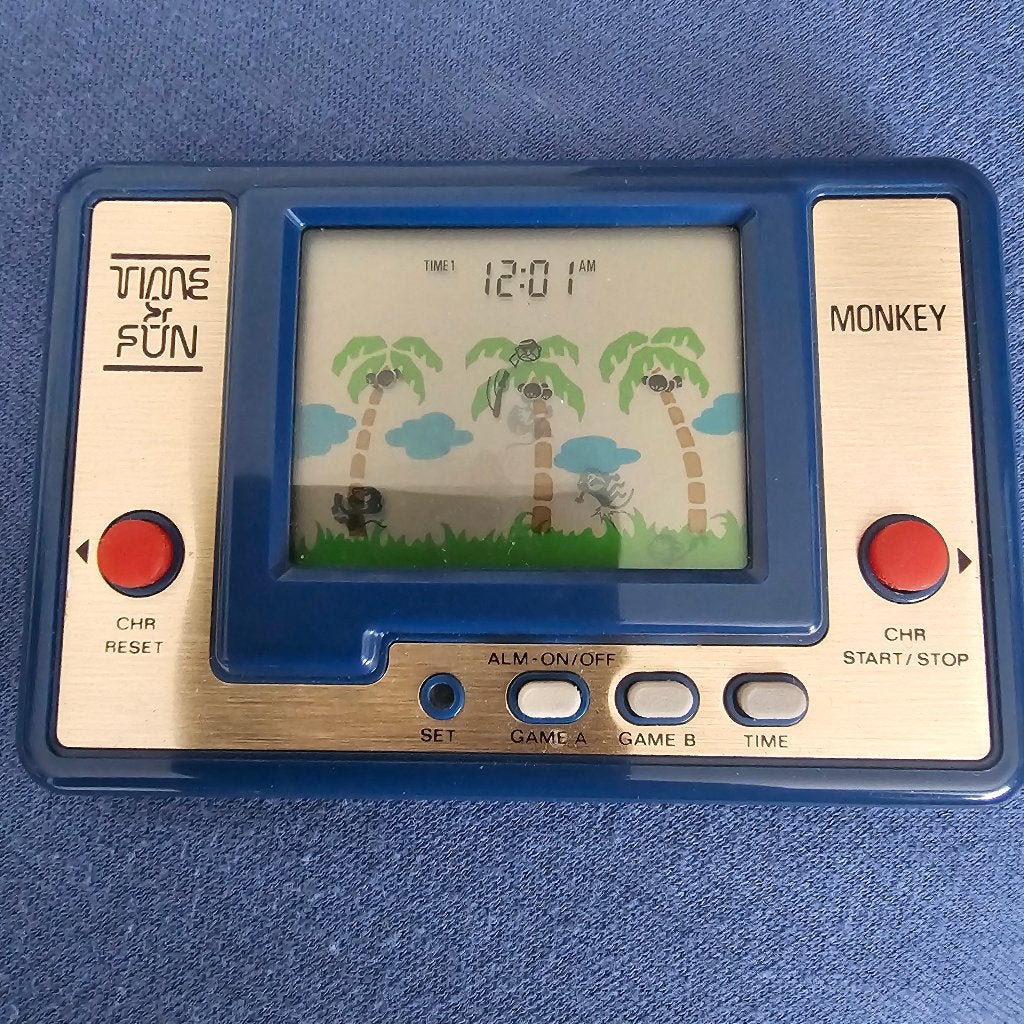 Vtech Monkey Hand held spelcomputer jaren 80 vintage !, Ophalen of Verzenden, Vintage computer