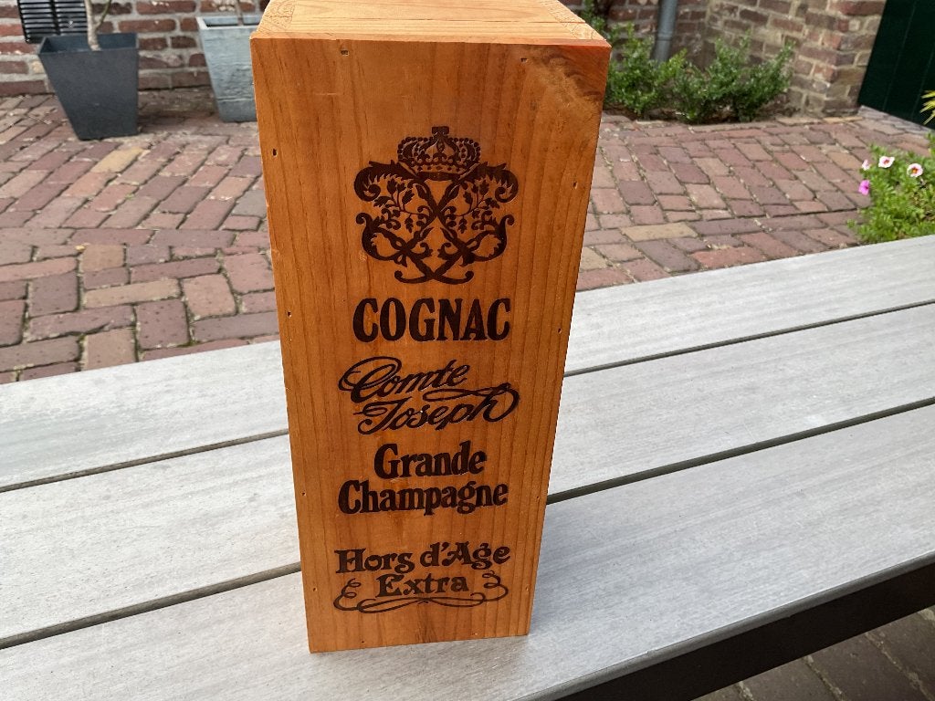 Cognac Comte Joseph Grande Champagne Hors d'Age, Verzamelen, Nieuw, Ophalen of Verzenden, Vol, Overige typen