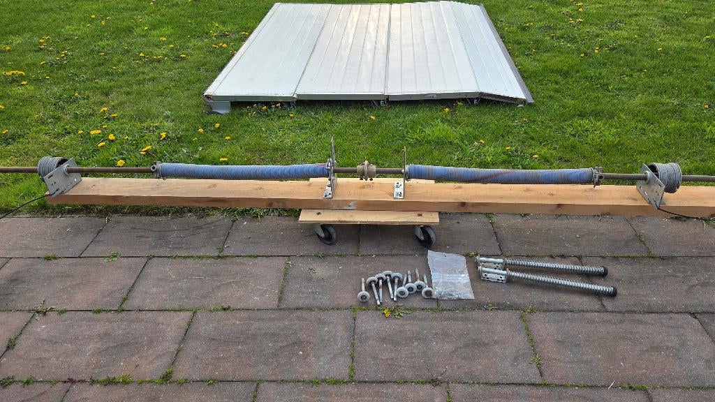 Geïsoleerde garagedeur - Overheaddeur, Ophalen, Gebruikt, Garagedeur, 120 cm of meer