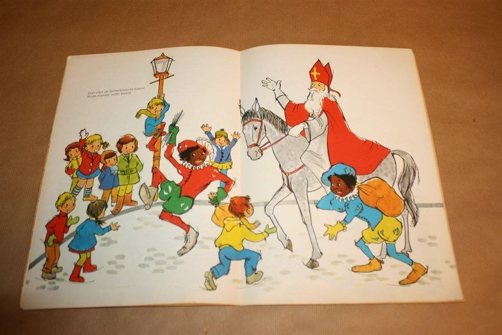 Onze vriend zwarte piet, ca. 1970, Ophalen of Verzenden, Gelezen