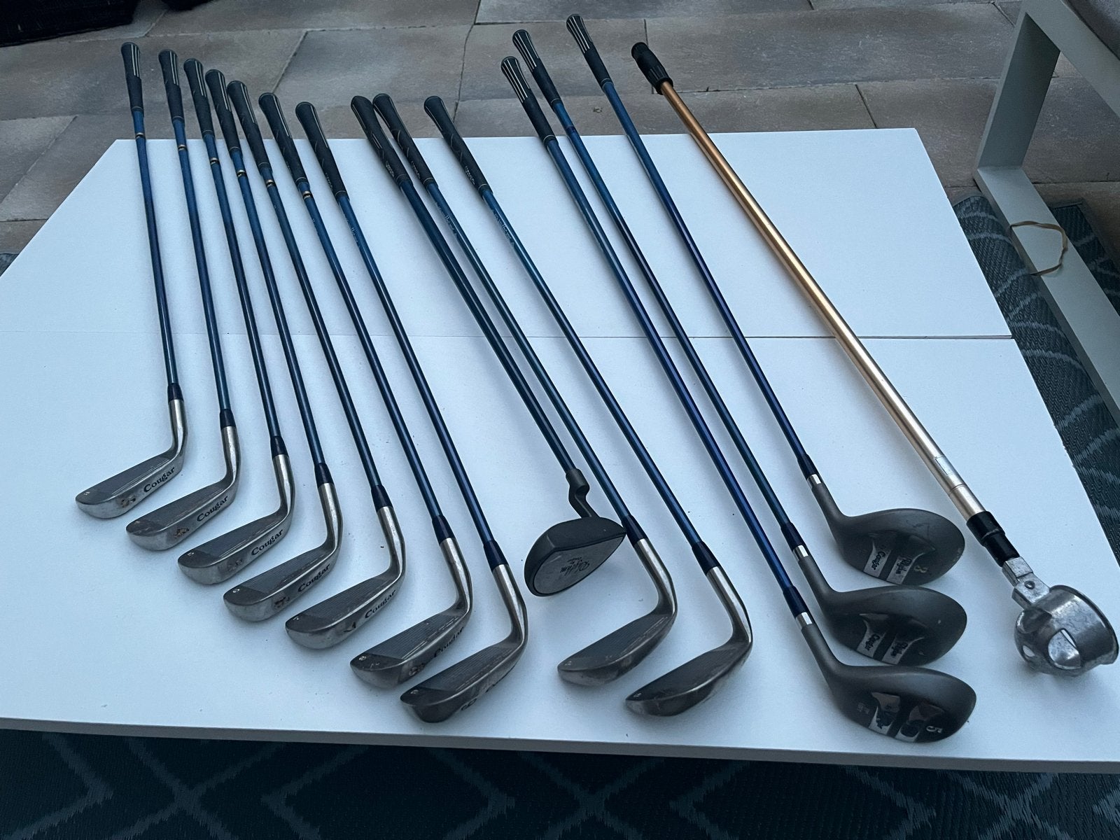 Complete Cougar Golfset - Clubs, Putter en Woods, Sport en Fitness, Golf, Ophalen, Gebruikt, Set, Overige merken