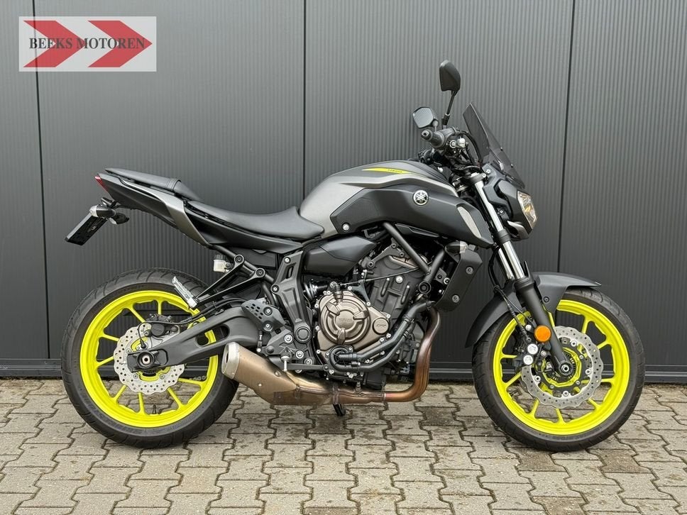 NIEUWSTAAT YAMAHA MT 07 ABS (bj 2018) 35KW/A2 mogelijk, 2 cilinders, Motorrijbewijs A, Bedrijf, Onbekend