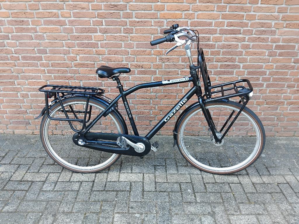 Gazelle Heavy Duty 49 cm transportfiets., Fietsen en Brommers, Fietsen | Heren | Herenfietsen, Overige merken, Gebruikt, Versnellingen