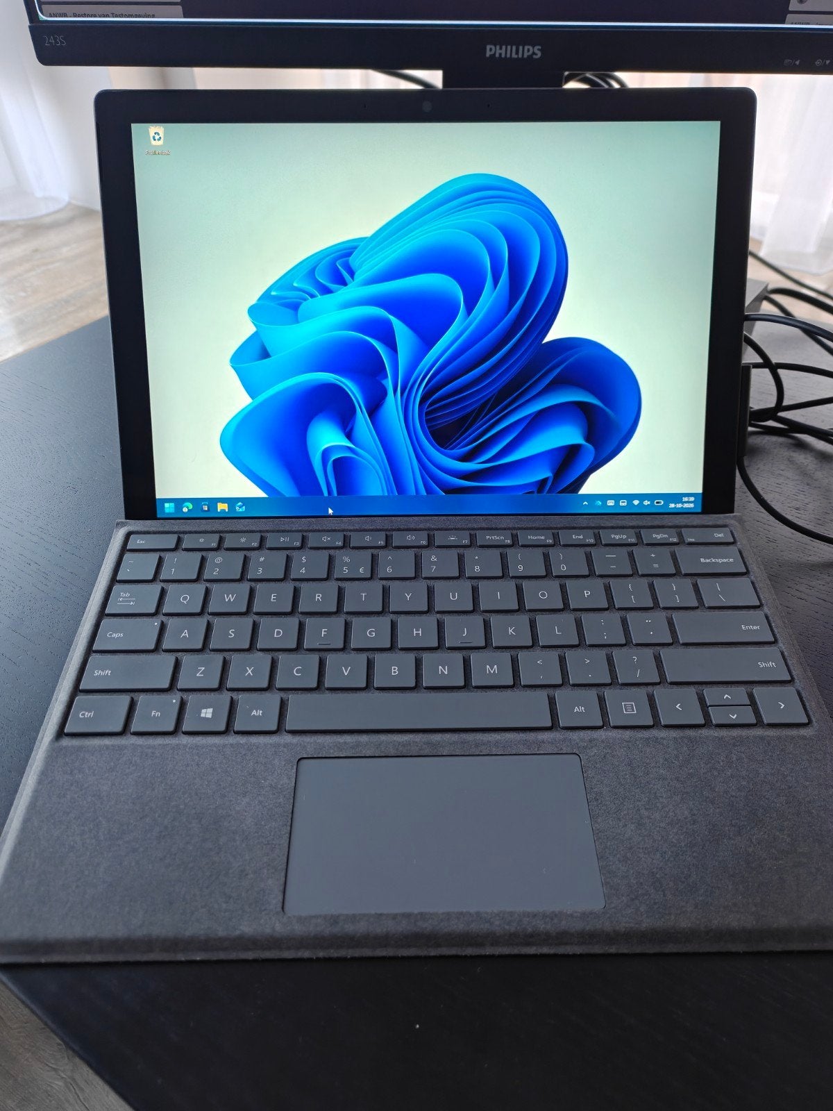 Microsoft Surface Pro 7+,  i7, 16GB RAM, 256GB SSD met toets, Computers en Software, Surface Pro 7+, Ophalen of Verzenden, Zo goed als nieuw