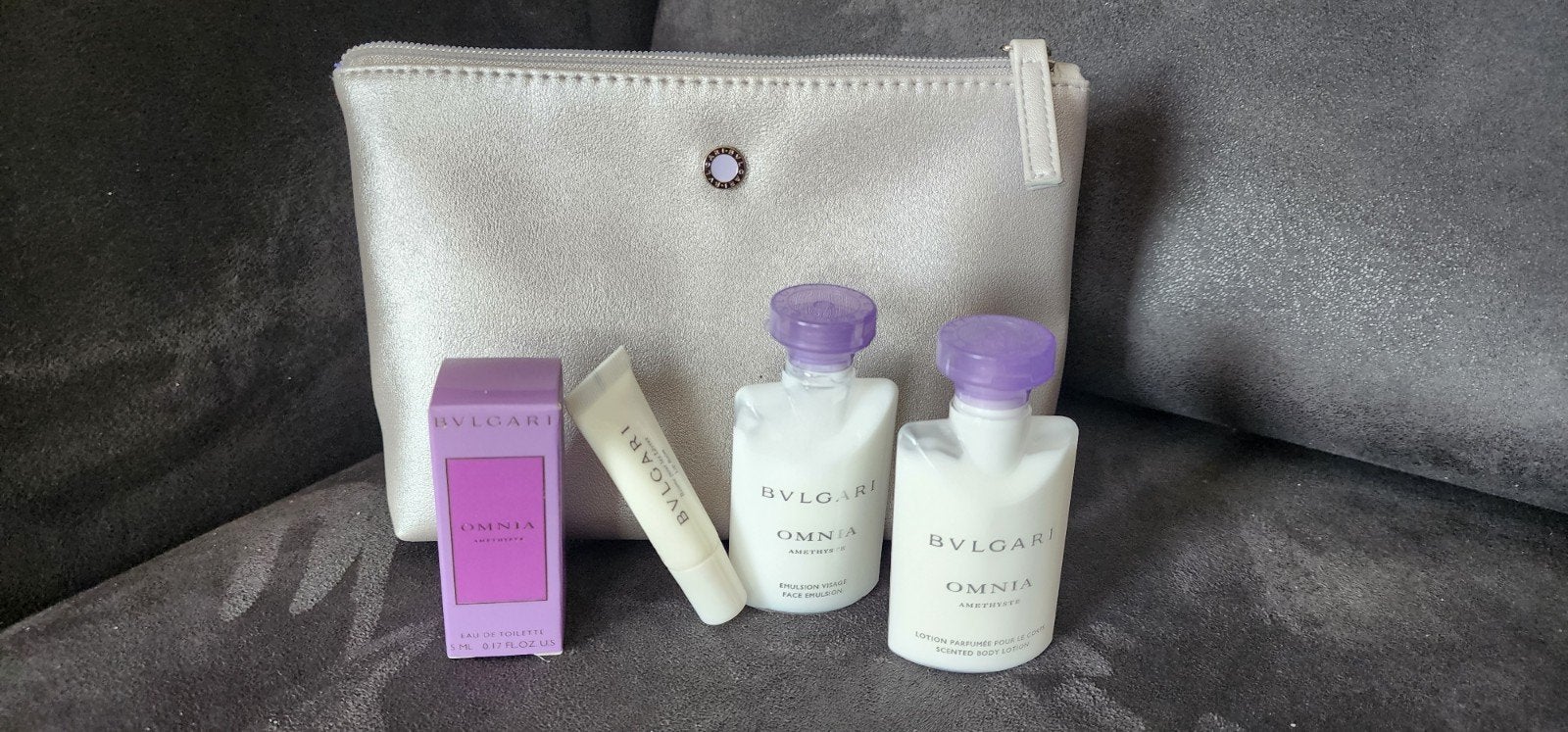 Bvlgari Omnia Amethyste Reisset met Toilettas, Ophalen of Verzenden, Nieuw