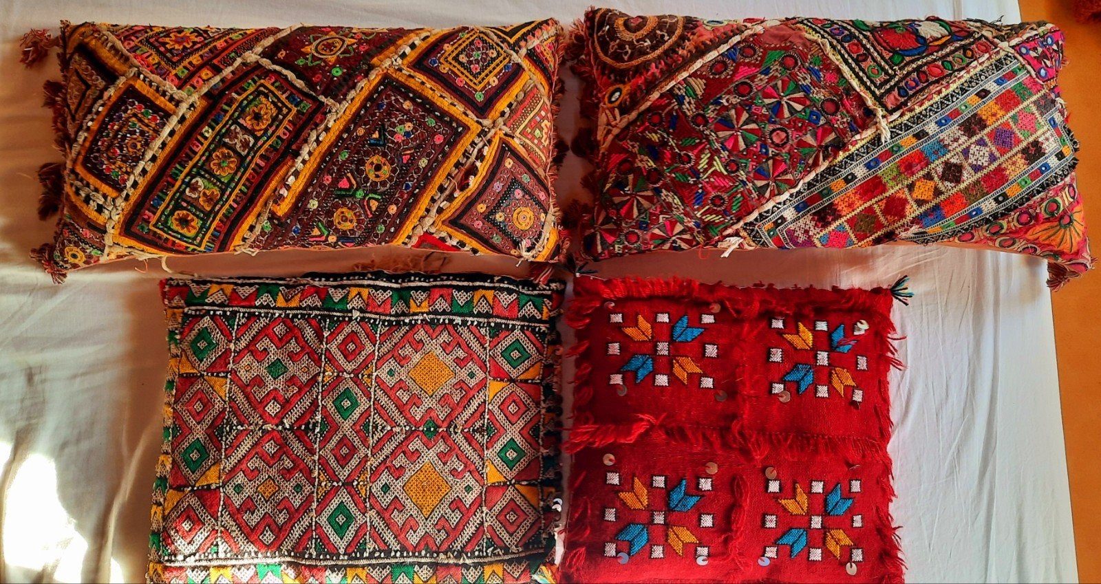 Marokkaanse / Afghaanse kussens, Ophalen of Verzenden, Vierkant