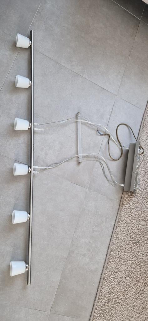 IKEA Tidig hanglamp met 6 spots, Ophalen, Zo goed als nieuw, Glas, Modern, functioneel
