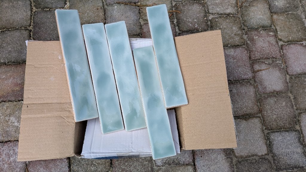 5x25 tegels Turquesa Amadis, Ophalen, Nieuw, Minder dan 20 cm, 20 tot 40 cm