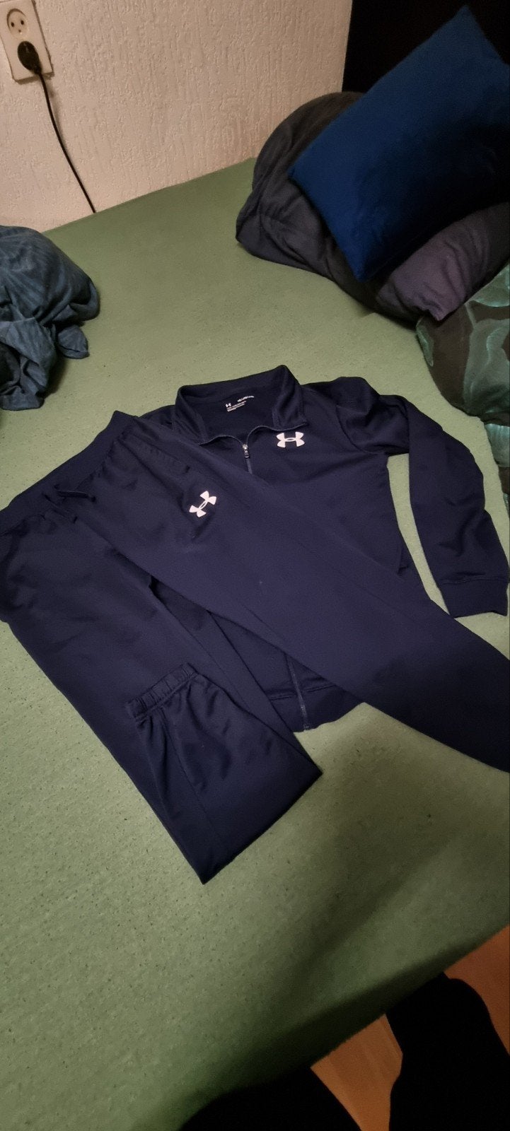 Donkerblauw Under Armour trainingspak, Fitness, Blauw, Under Armour, Overige maten