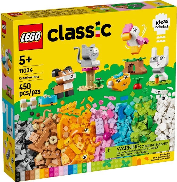 Lego Classic set 11034 Creatieve huisdieren, Overige thema's, Lego, Nieuw, Ophalen of Verzenden