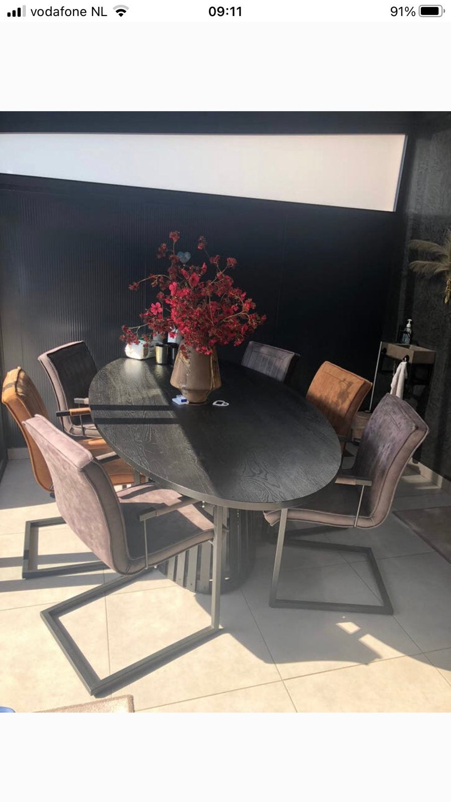 Complete set!!! Tafel incl. 6 Stoelen Verhouden meubels, Ophalen, Gebruikt, 6 tot 8 stoelen